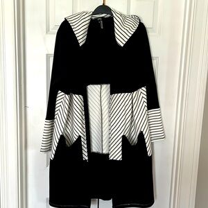 Orly Black and White Knit Jacket